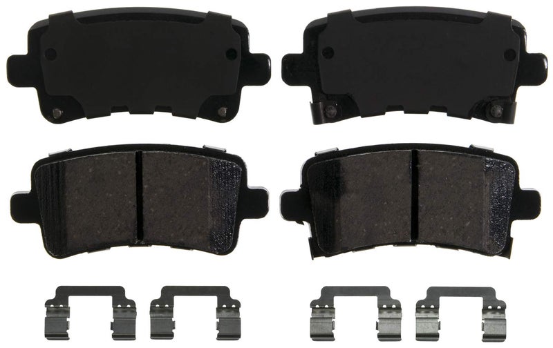 Wagner QS ZD1430 Disc Brake Pad Set, Chamfered Edges for Smooth, Quiet Stops, Fits 2013â€“2015 Chevrolet Malibu - Image 1
